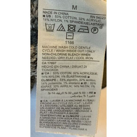 Old Navy Gray Kangaroo Pocket Drawstring Pullover Hoodie Sz Med Normcore Grunge - Picture 12 of 12